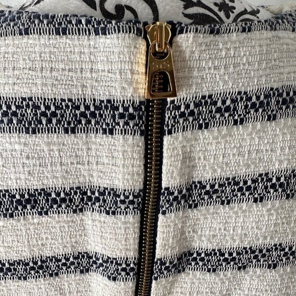 Sail to Sable STS Striped Tweed Shift Dress Size 8 | Nautical Coastal Style - Picture 6 of 16